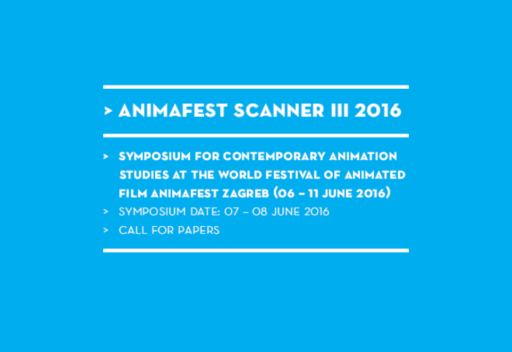 Apply for the international Animafest Scanner III 2016 symposium